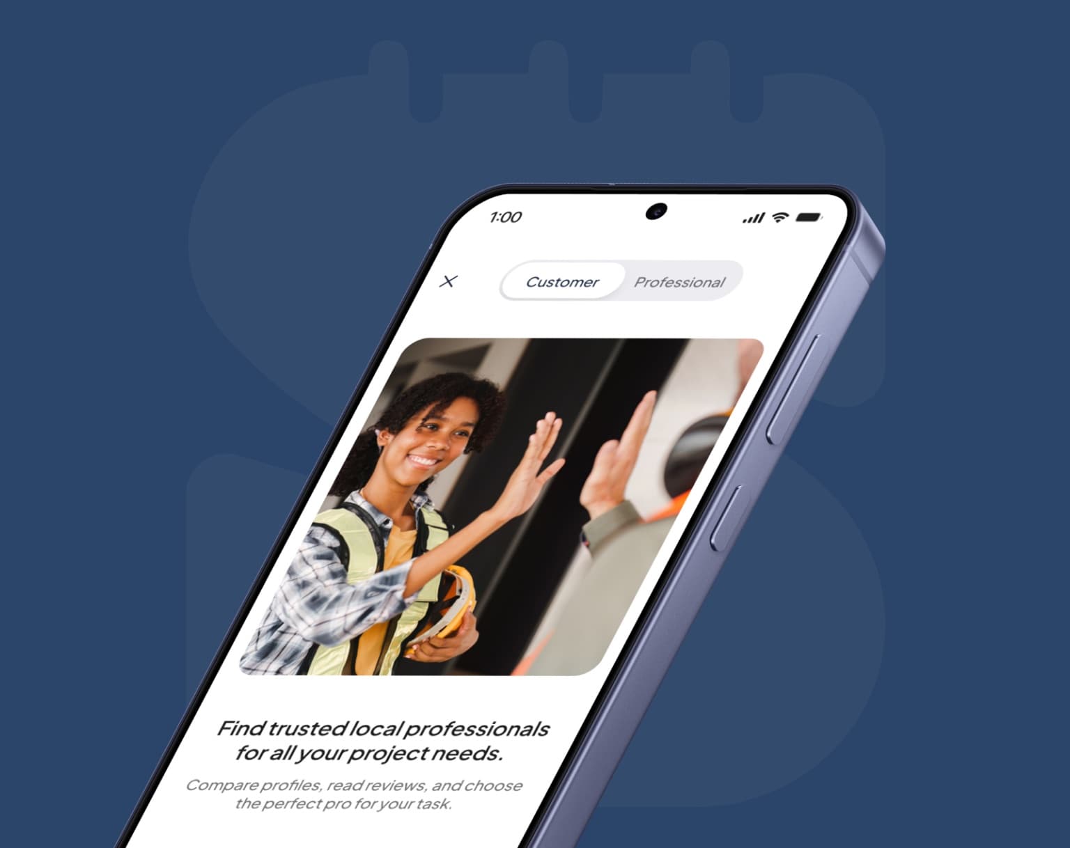 The Swift tasks app on a Samsung Galaxy